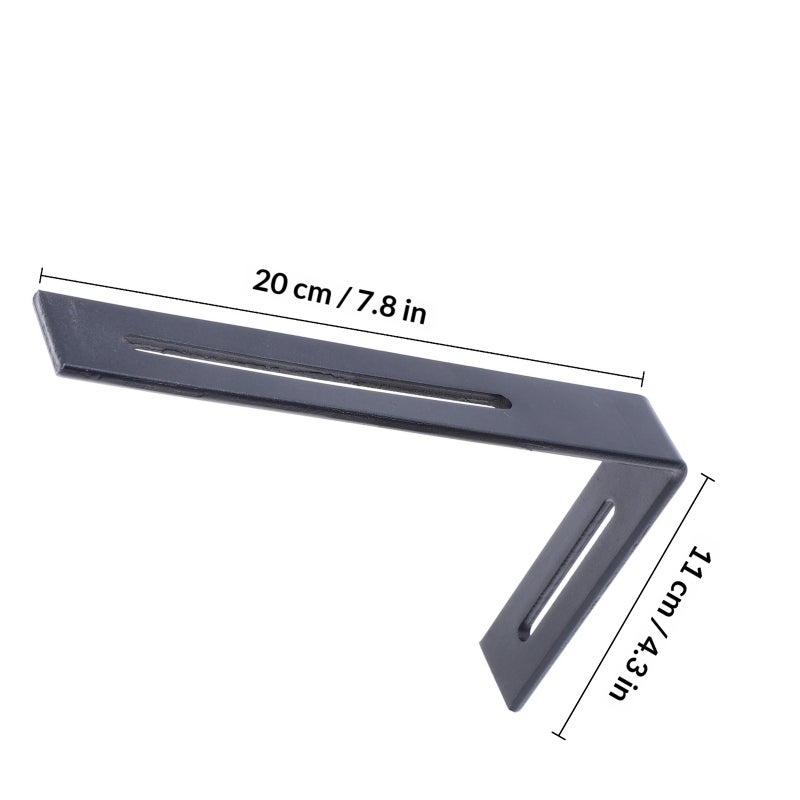 2pcs Household Corner Bracket L-shaped Corner Brace Right Angle Corner Bracket - Image 2