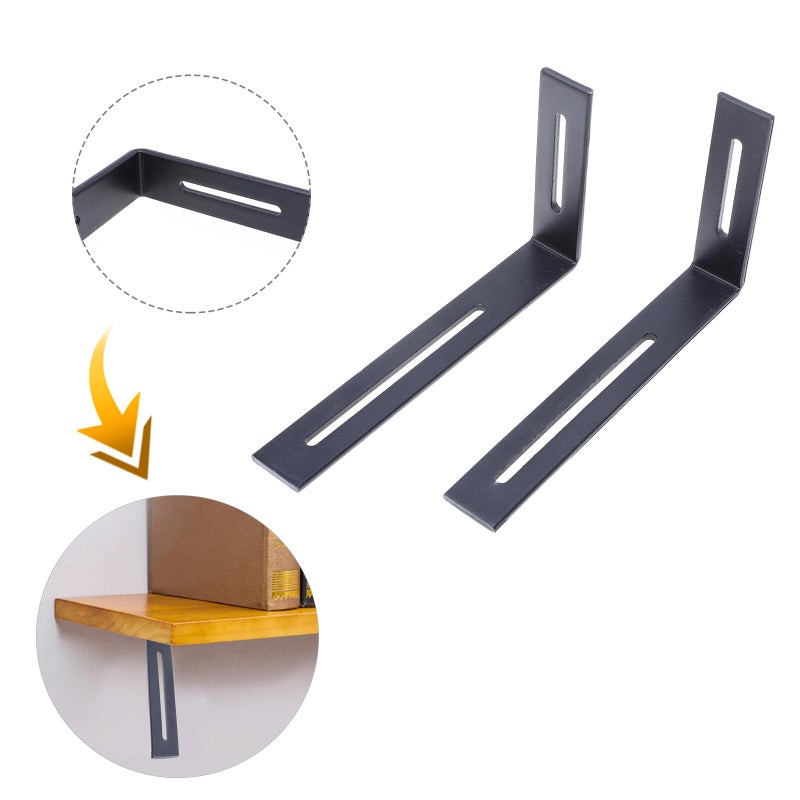 2pcs Household Corner Bracket L-shaped Corner Brace Right Angle Corner Bracket - Image 1