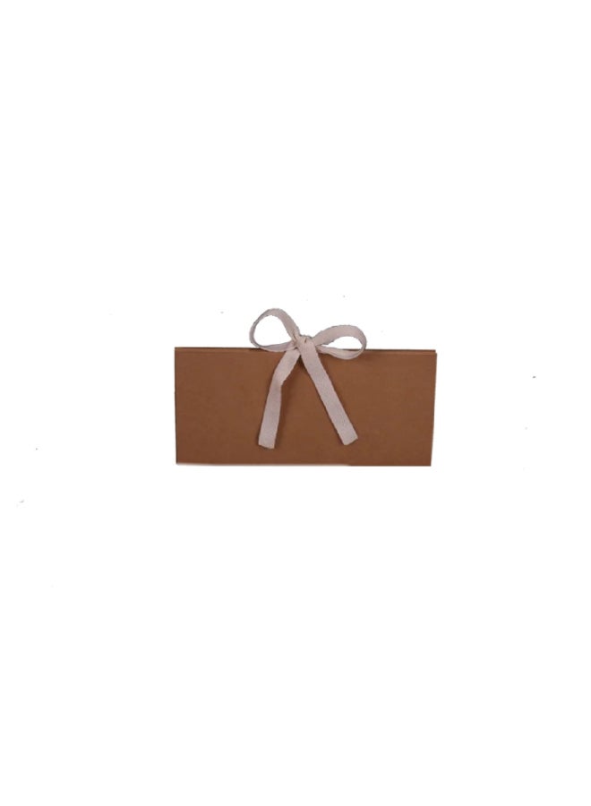 KadoDesign Kraft Gift Envelope with Bow - Image 1