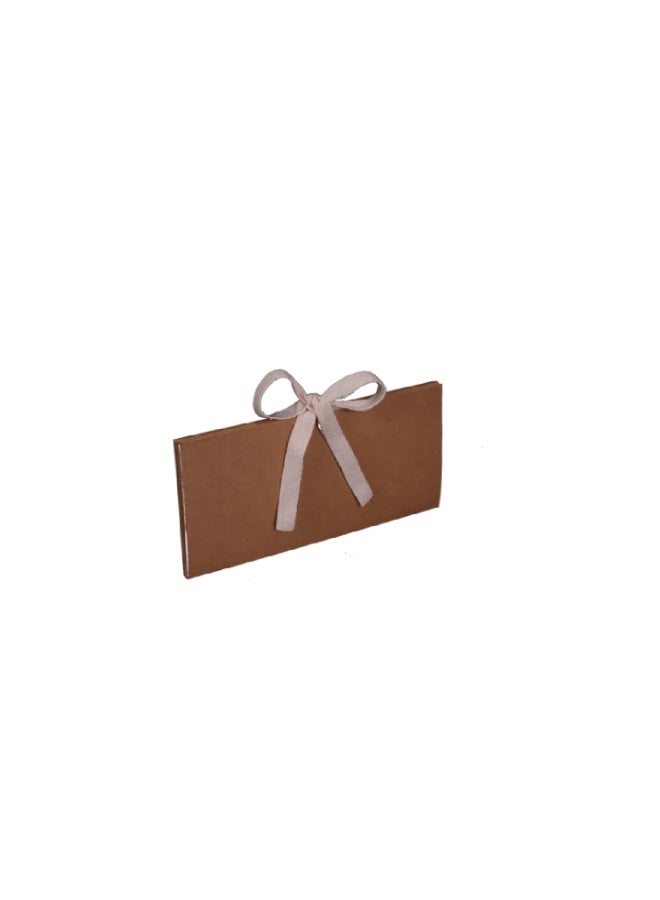 KadoDesign Kraft Gift Envelope with Bow - Image 2