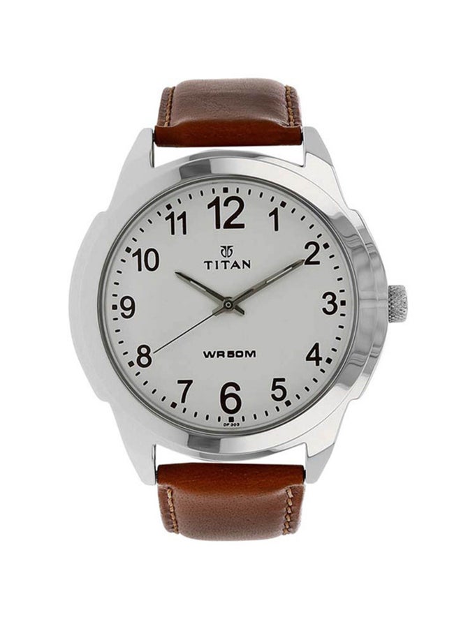 TITAN Leather Analog Wrist Watch 1585SL07  - Image 2