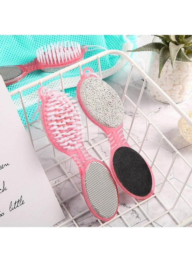 Spefez 4 in 1 Foot Callus Remover, Multi-functional Pedicure Scrubber Exfoliator Tool with Pumice Stone, Hand Toe Nail Cleaning Brush, Foot Rasp for Home Foot Care(Multi Color) - Image 1