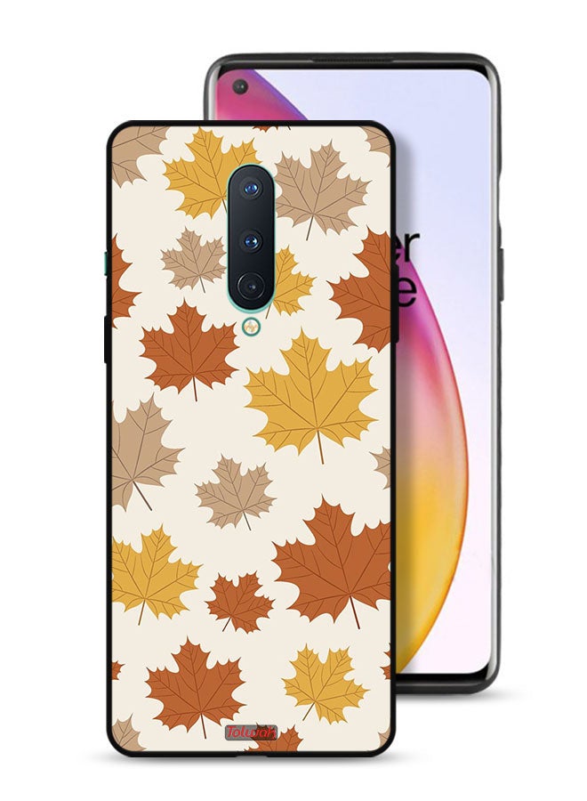 Tolwak OnePlus 8 Protective Case Cover Autumn Leaves - Image 1