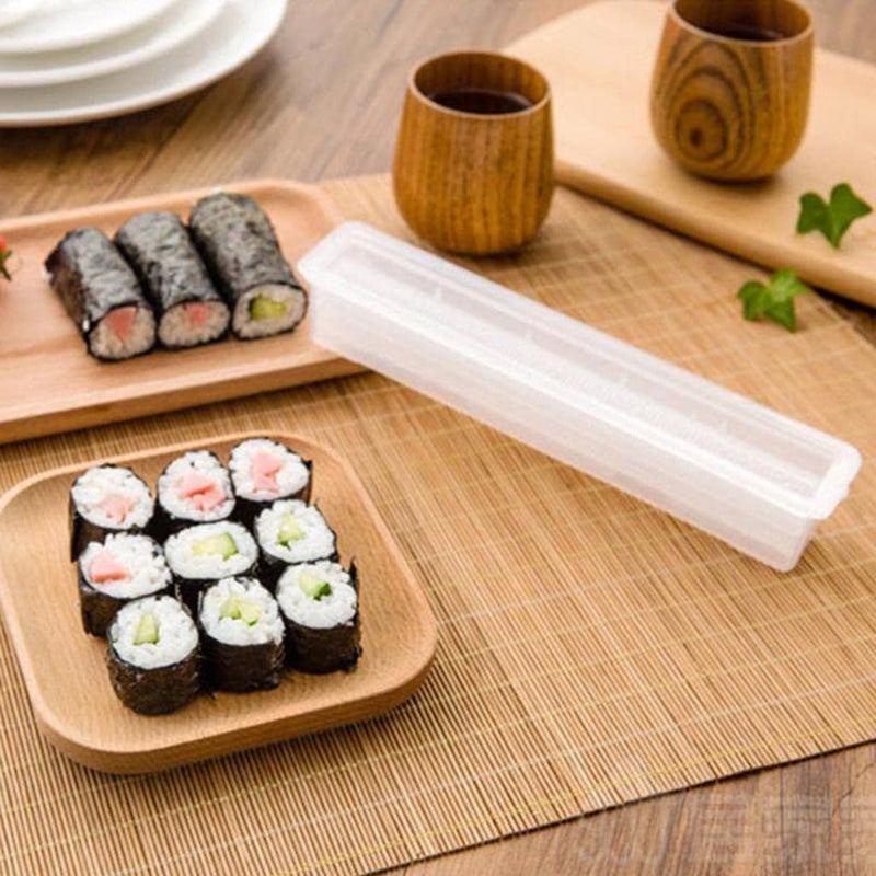 CELLEBII Kitchen Utensil Mold 3Pcs Set Japanese Roll Sushi Maker Rice Mold Kitchen Tools Sushi Maker Baking Sushi Maker Kit Rice Roll Mold - Image 5