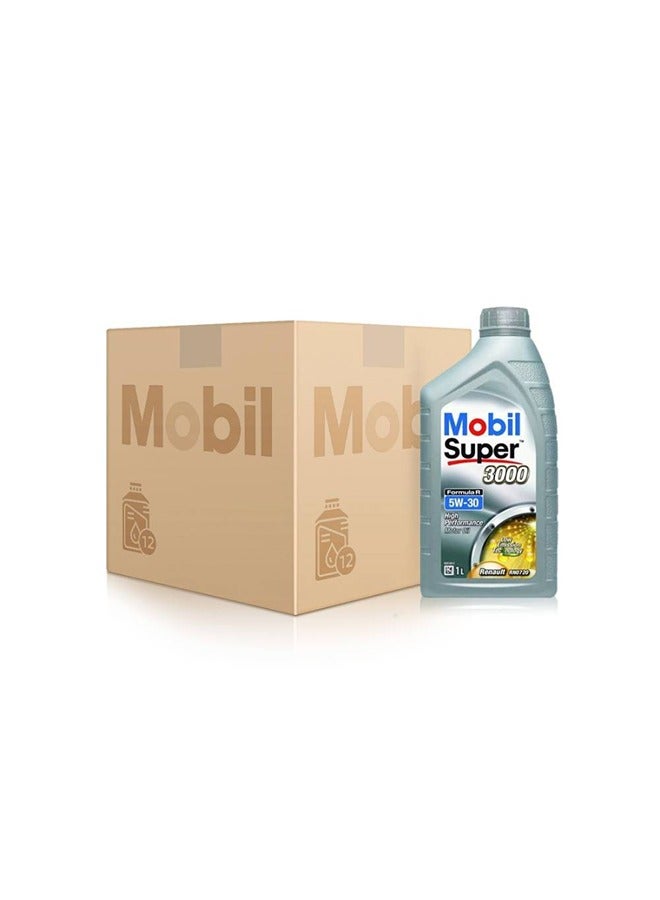 موبيل زيت محرك موبيل سوبر 5w30 x12 كرتون 12 حبة