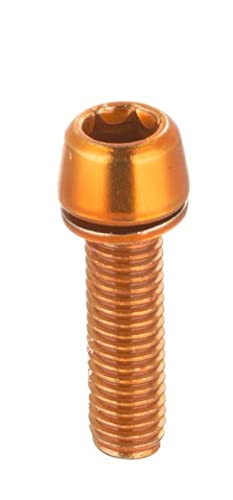 Chooee Mountain Bike Stem Bolts 6PCS,M5 x 18mm Road Bicycle Stem Bolts Screw for MTB DH BMX Orange - Image 3
