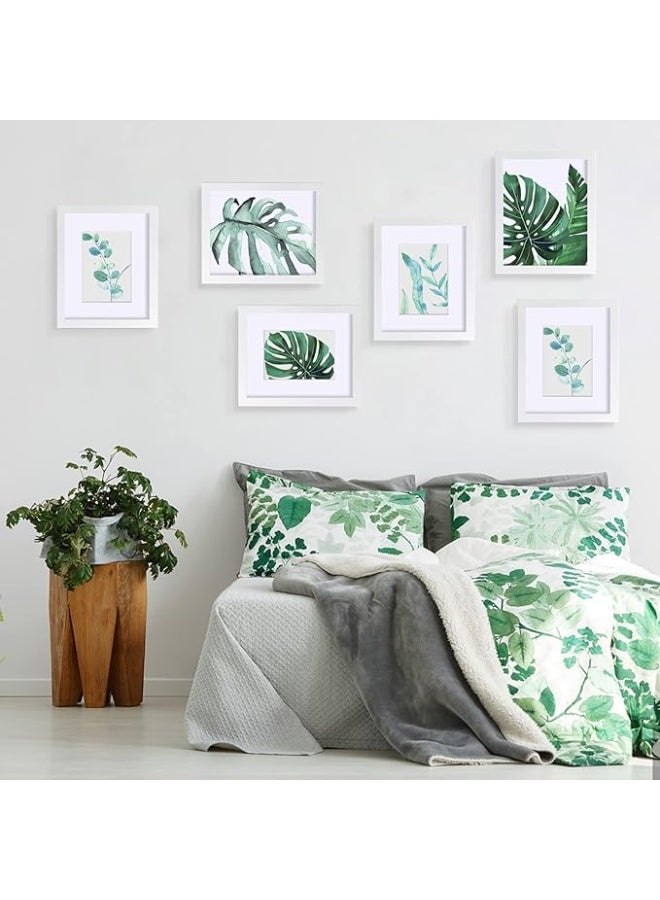 Arabest White  8x10 Picture Frames White 6 Pack Wall Mounting or Tabletop Display - Image 4