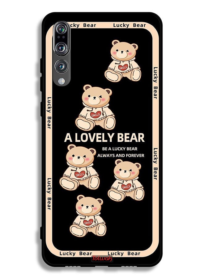 Tolwak Huawei P20 Pro Protective Case Cover A Lovely Bear - Image 2
