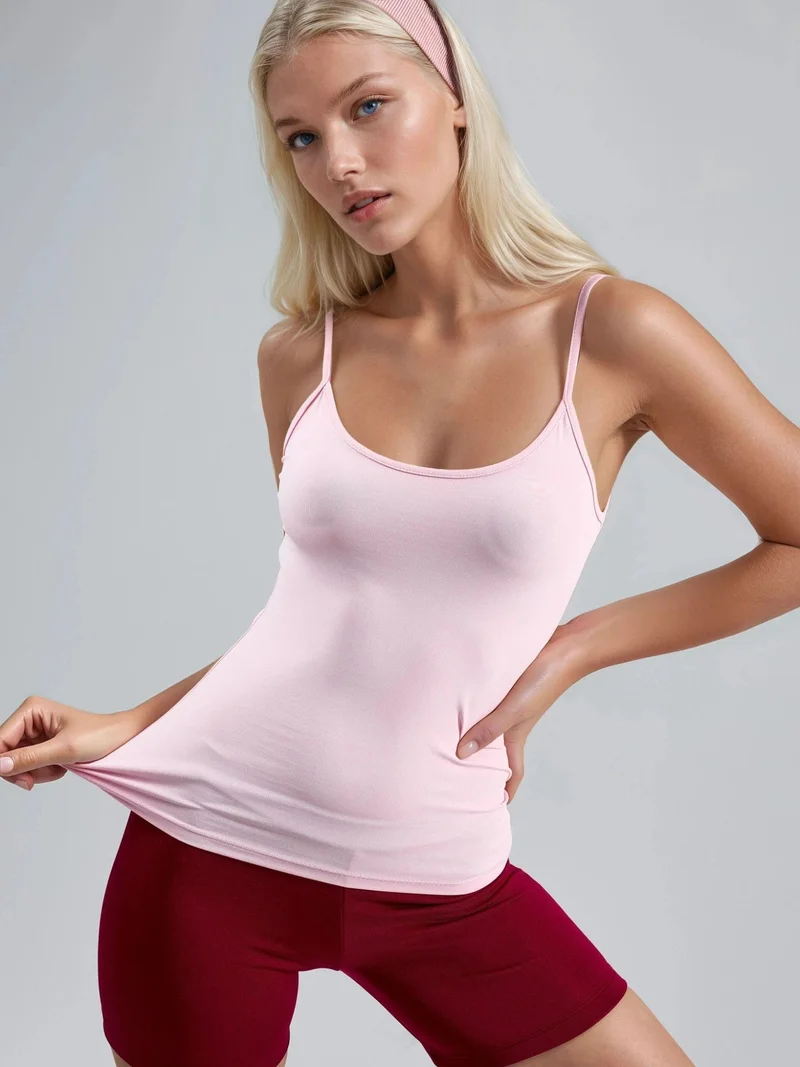 بوسيم بلوزة تانك من البولياميد من بوزم