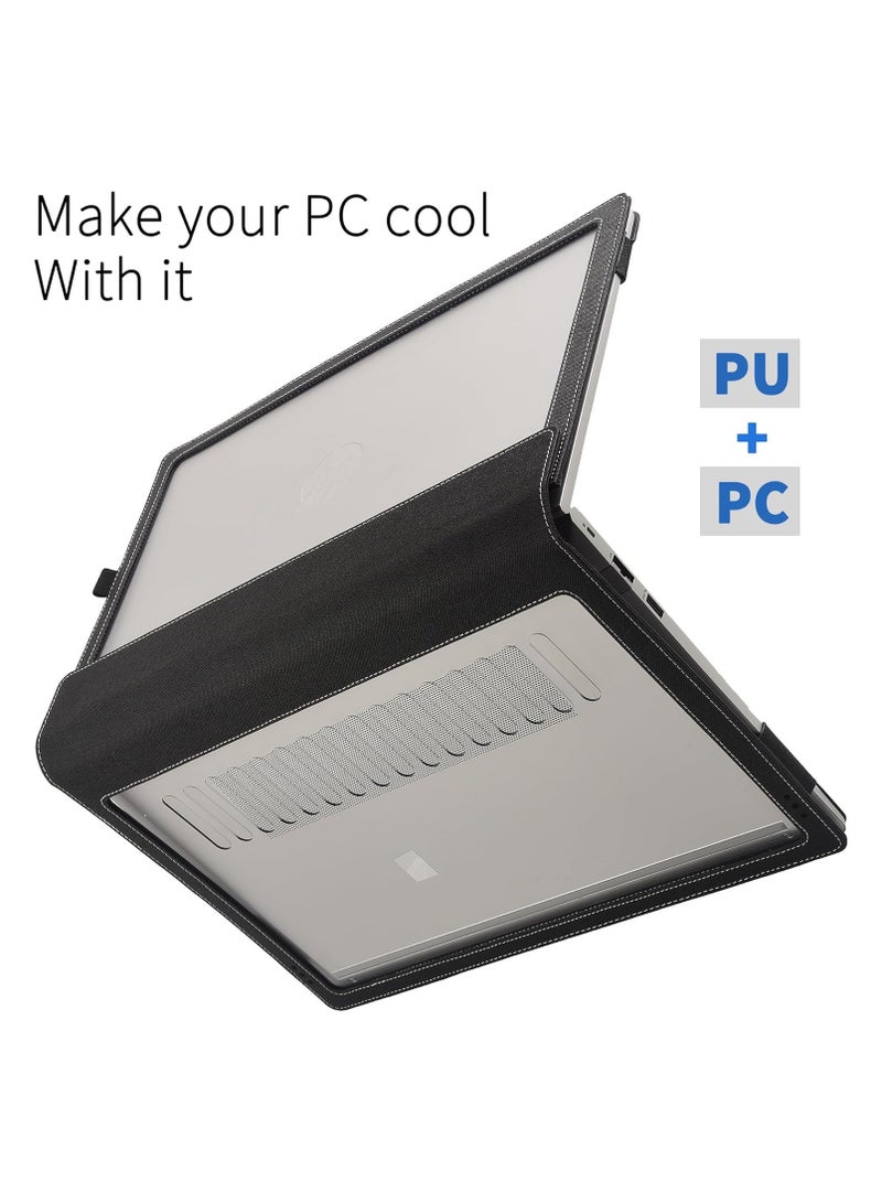 **غطاء واقي للابتوب متوافق مع جهاز ASUS VivoBook 15 K513 مقاس 15.6 بوصة - غطاء صلب للغلاف مع حقيبة قلم.** - Image 3