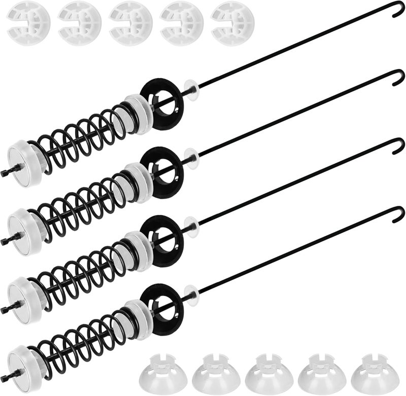 Pulluty W10780045 Washer Suspension Rod Kit for Whirlpool Amana Maytag Kenmore - Image 1