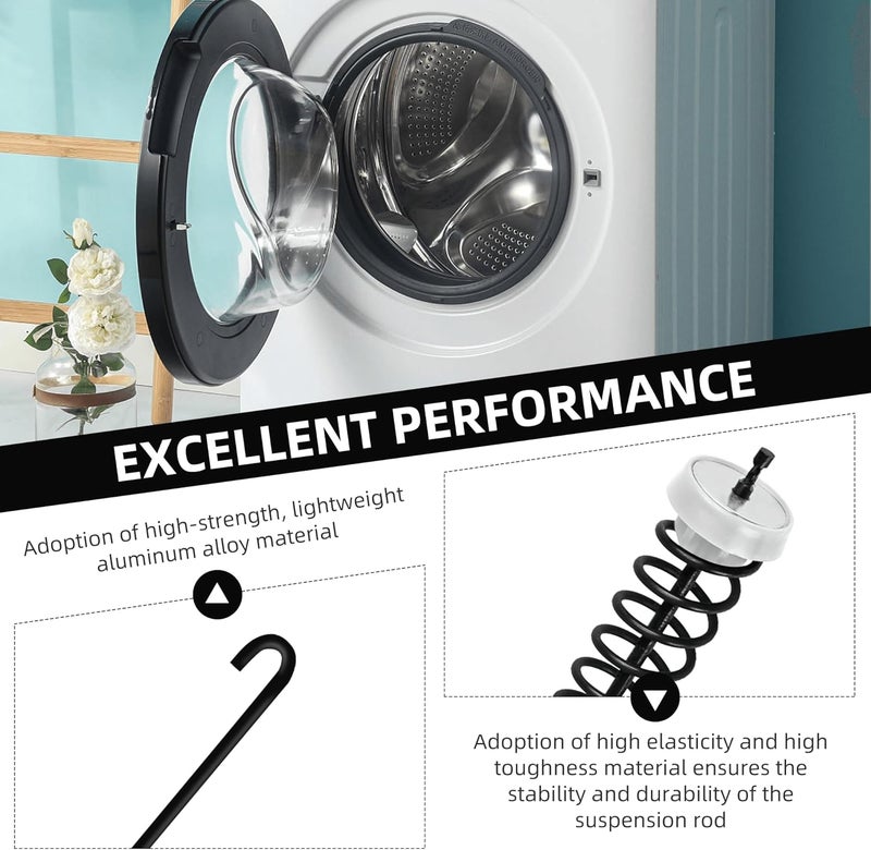 Pulluty W10780045 Washer Suspension Rod Kit for Whirlpool Amana Maytag Kenmore - Image 2