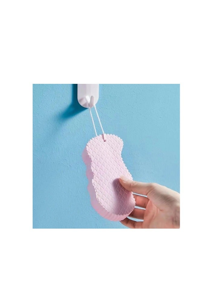 OASIS-TH 2 PCS Soft Sponge Body Scrubber Bath Exfoliating Scrub Sponge Shower Brush Body Skin Cleaner - Image 3