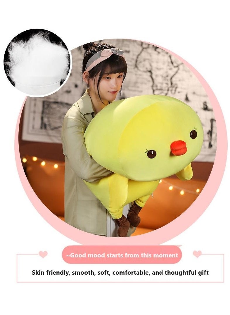 Y&D - Super Soft Lovely Plush Chicken Pillow, Chicken Plush Neck Pillow,Yellow Chicken Stuffed Animal, Funny Chick Baby Doll Body Pillow - Image 1