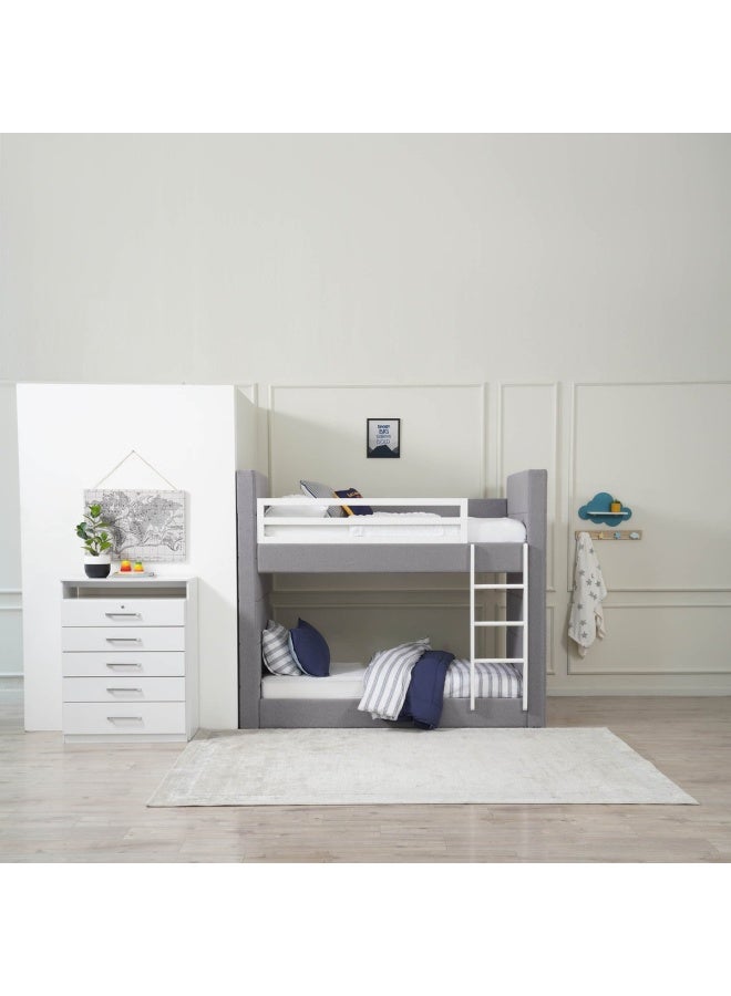 Pan Home سرير بطابقين من جرافيت جلام 90×190 سم  - Image 2