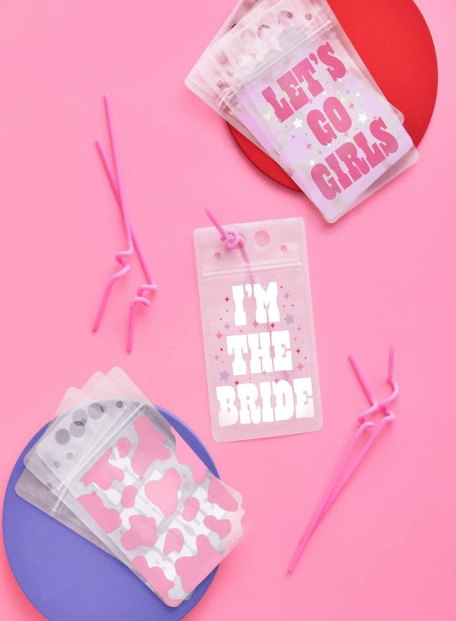 xo, Fetti Bachelorette Party Decorations Last Rodeo Drink Pouches - 16 ct | Bach Party Cups, Nashville Bridal Shower, Let's Go Girls Gift, Cowgirl Bride Bridesmaid Favors - Image 2