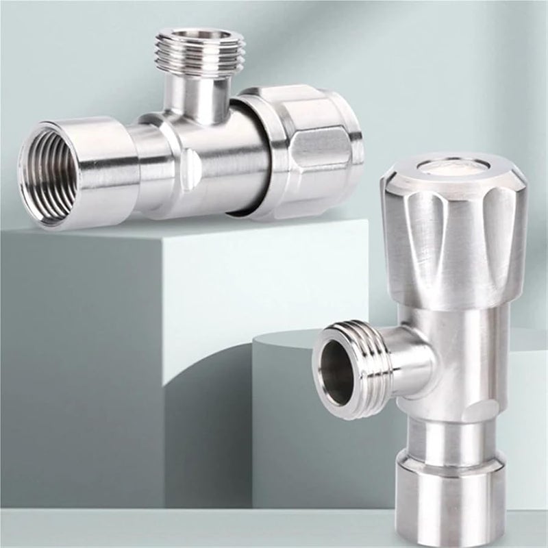 1 قطعة صمام زاوية نحاسي لحنفية المياه، إكسسوارات المطبخ والمرحاض والمغسلة والحمام - Image 5