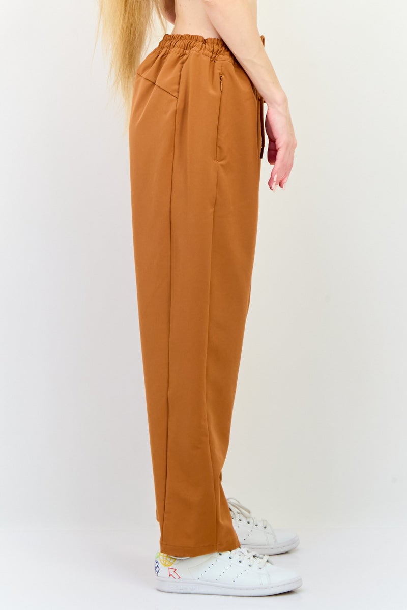 PUMA سروال رياضي نسائي مناسب في الهواء الطلق، بني - Image 2