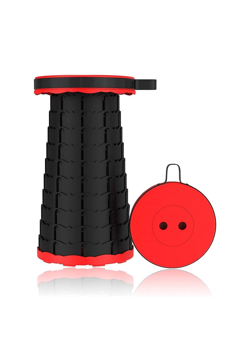PATTAR PATTAR Telescoping Stool Simple Stool Collapsible Portable Retractable Folding Stool Telescopic Stool Outdoor Fishing Stool for BBQ Camping Pool Fishing Hiking Garden Stool  - Image 1