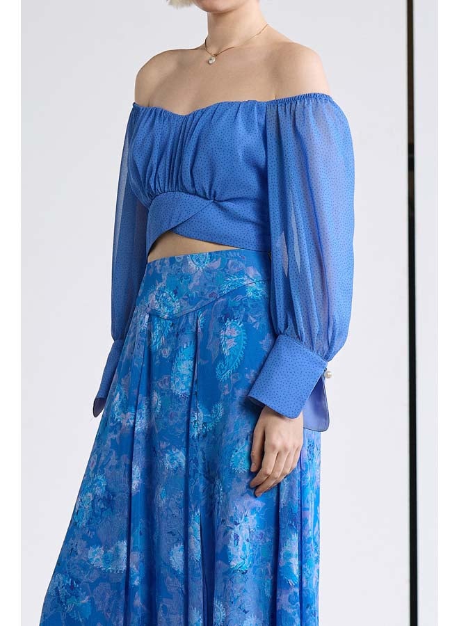 BSB Spotted off-shoulder crop top - Image 4