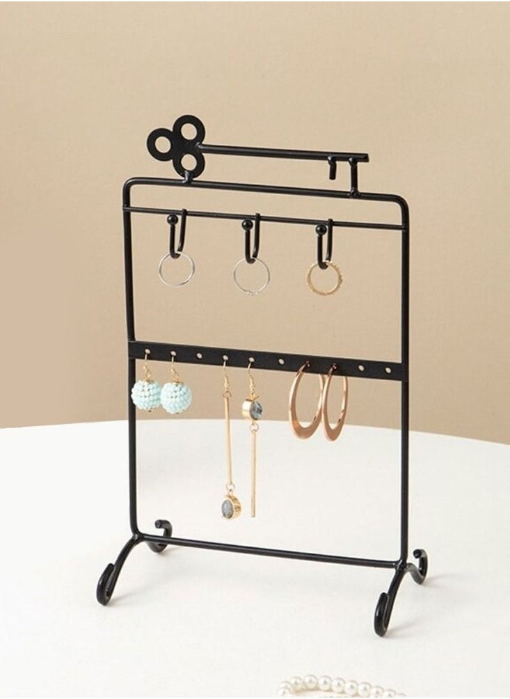 CATANES Earrings Organizer Jewelry Display Iron Stand Black  - Image 5