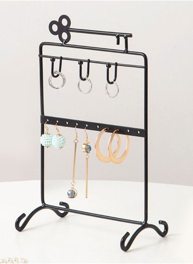 CATANES Earrings Organizer Jewelry Display Iron Stand Black  - Image 4