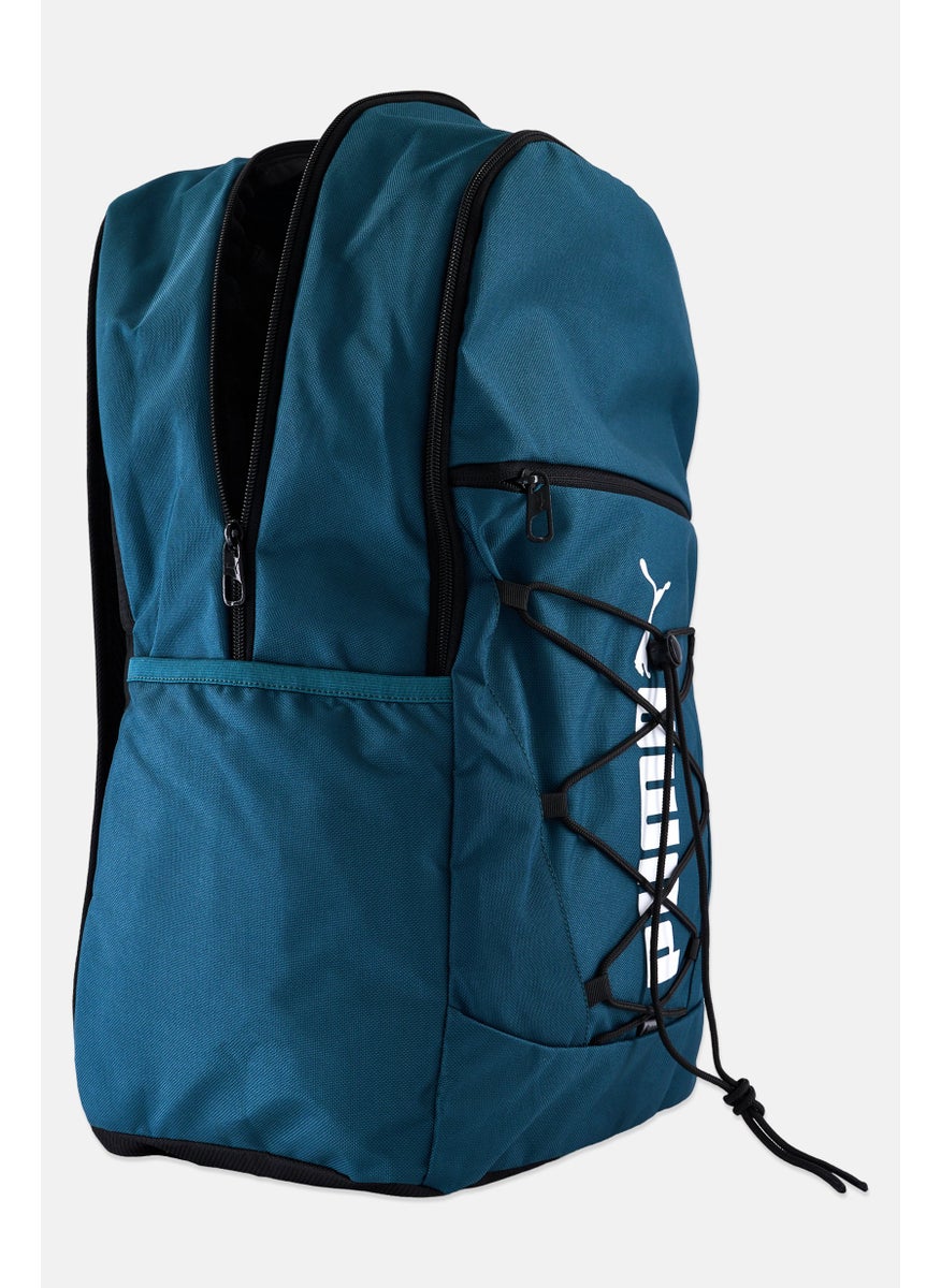 PUMA Men Cruiser Brand Logo Backpack, Teal Green  - Image 3