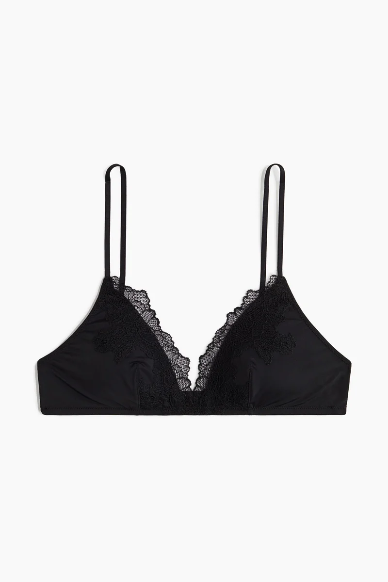 اتش اند ام حمالة صدر من الألياف الناعمة بتصميم مبطّن