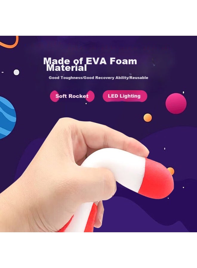 Babamama Dad Mom Rocket Launcher Toy, Children's Outdoor Toy, Flying Rocket Launcher, Foot-operated Ejecting Small Rocket Launcher - Image 3