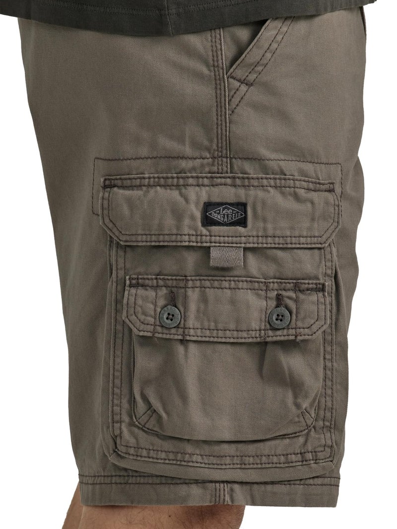 Lee Big & Tall Dungarees Belted Wyoming Cargo Short, Vapor, 44 - Image 2