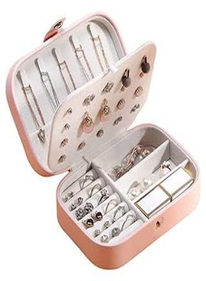 Zerolex PU Big Jewellery Box | PU Leather Magnetic Buckle Portable Storage Box Case with Dividers Container for Rings, Earrings, Necklace | Home Organizer - Image 1