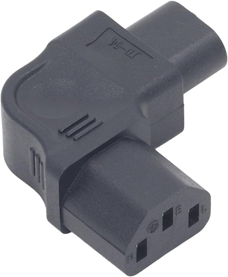 klarako Discover Iec320 C8 to C13 Power Adapter Amazing 4pcs Converters 250V 2500W 90 Degree Power Unmatched Adaptability Iec320 C13 - Image 1