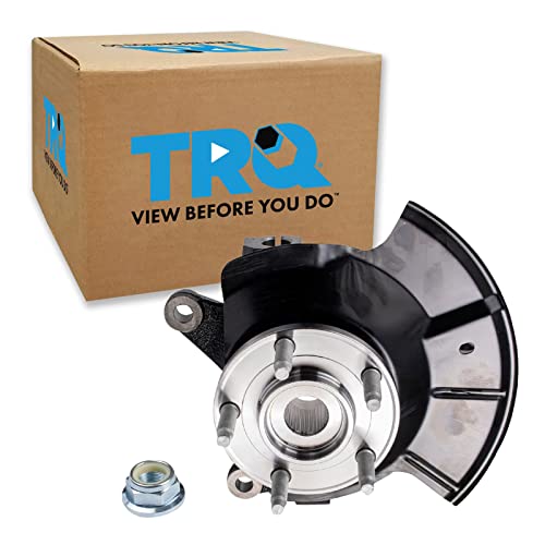 TRQ Front Steering Knuckle & Wheel Bearing Hub RH Right Passenger Side Compatible with 2007-2010 Ford Edge LK056 - Image 2