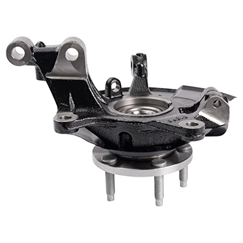 TRQ Front Steering Knuckle & Wheel Bearing Hub RH Right Passenger Side Compatible with 2007-2010 Ford Edge LK056 - Image 5
