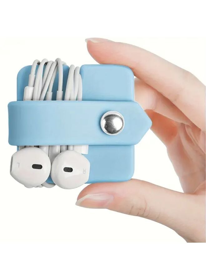 Green Headphone Cable Organizer Holder Winder Manager Christmas Gift - Image 4