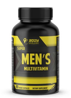 Body Builder Super Men's Multivitamin, 60 Capsules, Energy & Stamina Support 