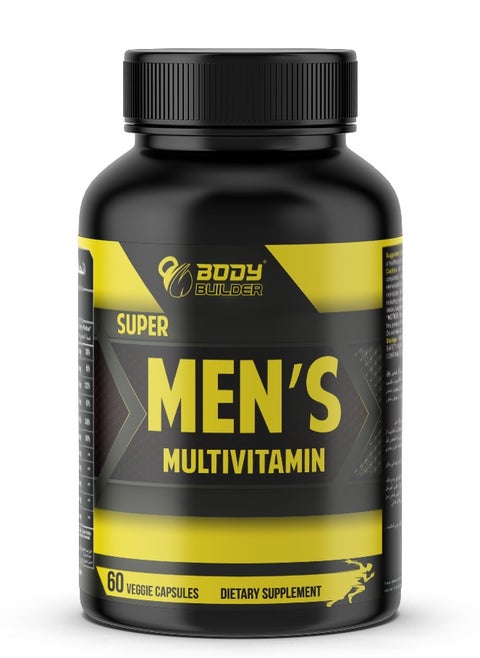 Super Men's Multivitamin, 60 Capsules, Energy & Stamina Support