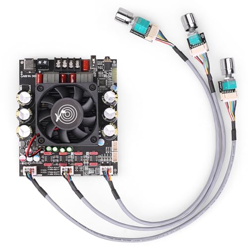 Wuzhi Audio ZK3002T 300W300W لوحة مضخم صوت ستيريو مع شريحة TPA3255 وبلوتوث 50 1850V مدخل جهد واسع AUXUSB وبلوتوث متعدد الأنماط HiFi للصوت لمكبرات الصوت DIY - Image 1