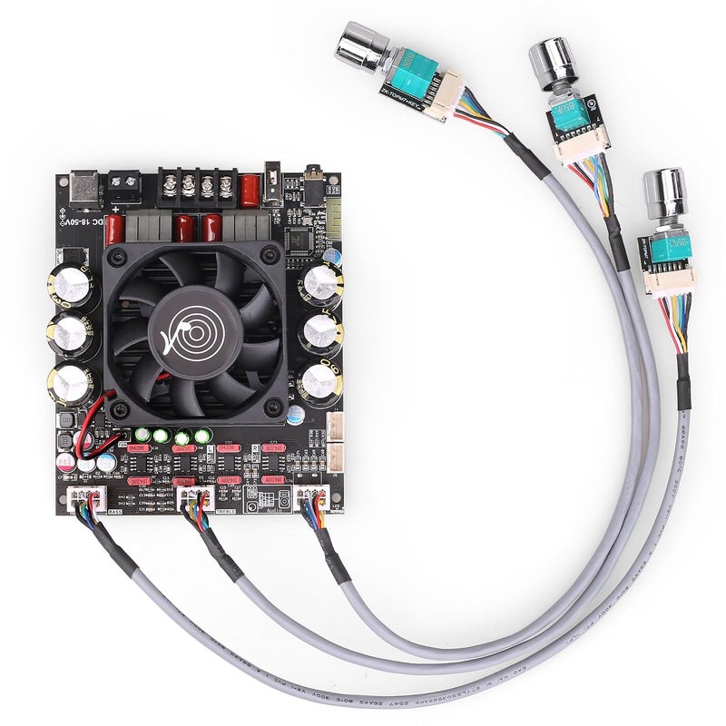 Wuzhi Audio ZK-3002T 300W+300W Stereo Power Amplifier Board with TPA3255 Chip & Bluetooth 5.0 - Image 1