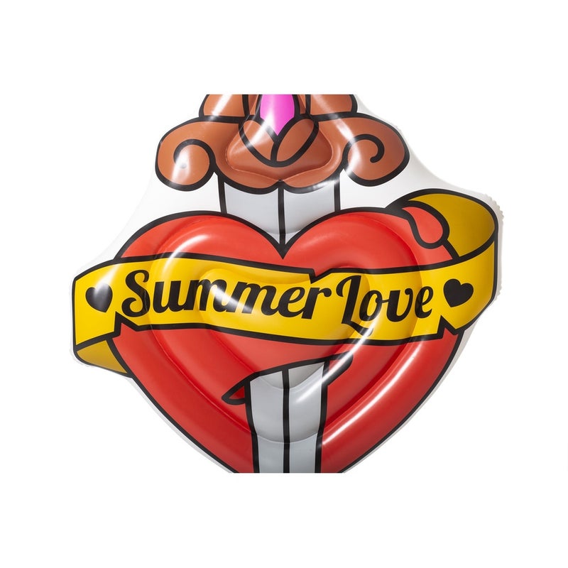 بست واي عوامة علي شكل تاتو بكتابة في حب الصيف قابلة للنفخ 198x137 سم - 43265 - Image 4