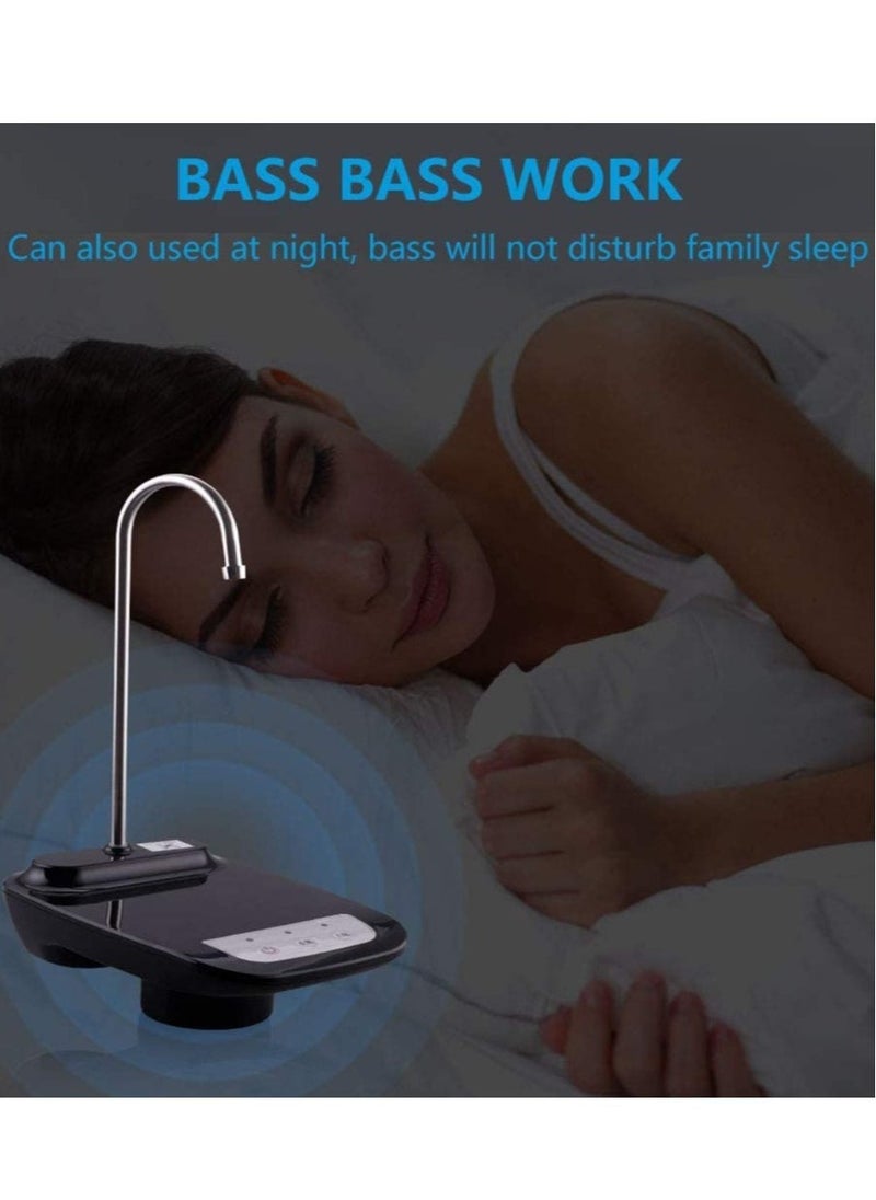 ELTRAZONE Drinking Water Dispenser Pump, Low Noise USB Charging Automatic Water Pump for Universal 2-5 Gallon Bottle, Electric Portable Water Bottle Dispenser for Kitchen, Home, Office, Camp - Image 5