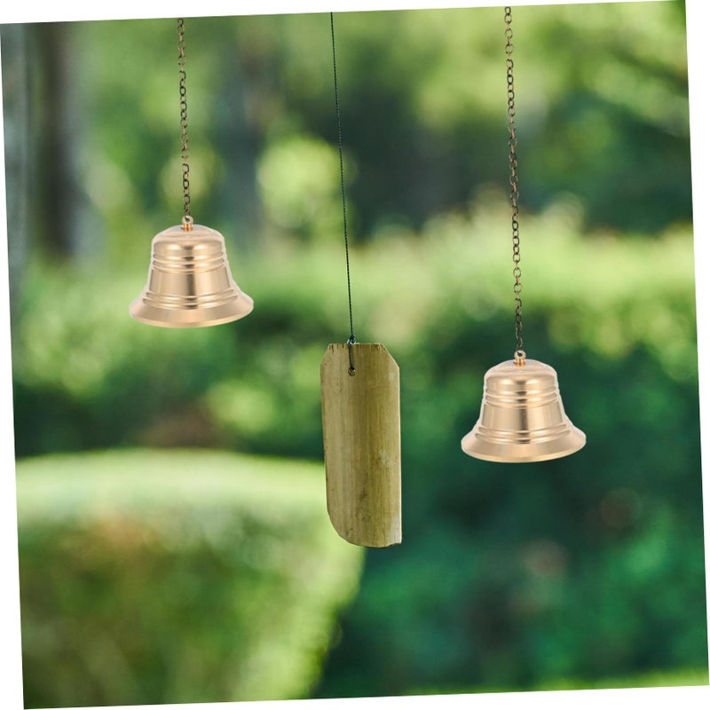Vintage Copper Wind Chimes Set of 2 for Indoor Outdoor Home Garden Decor Soothing Acoustic Quality - Image 5