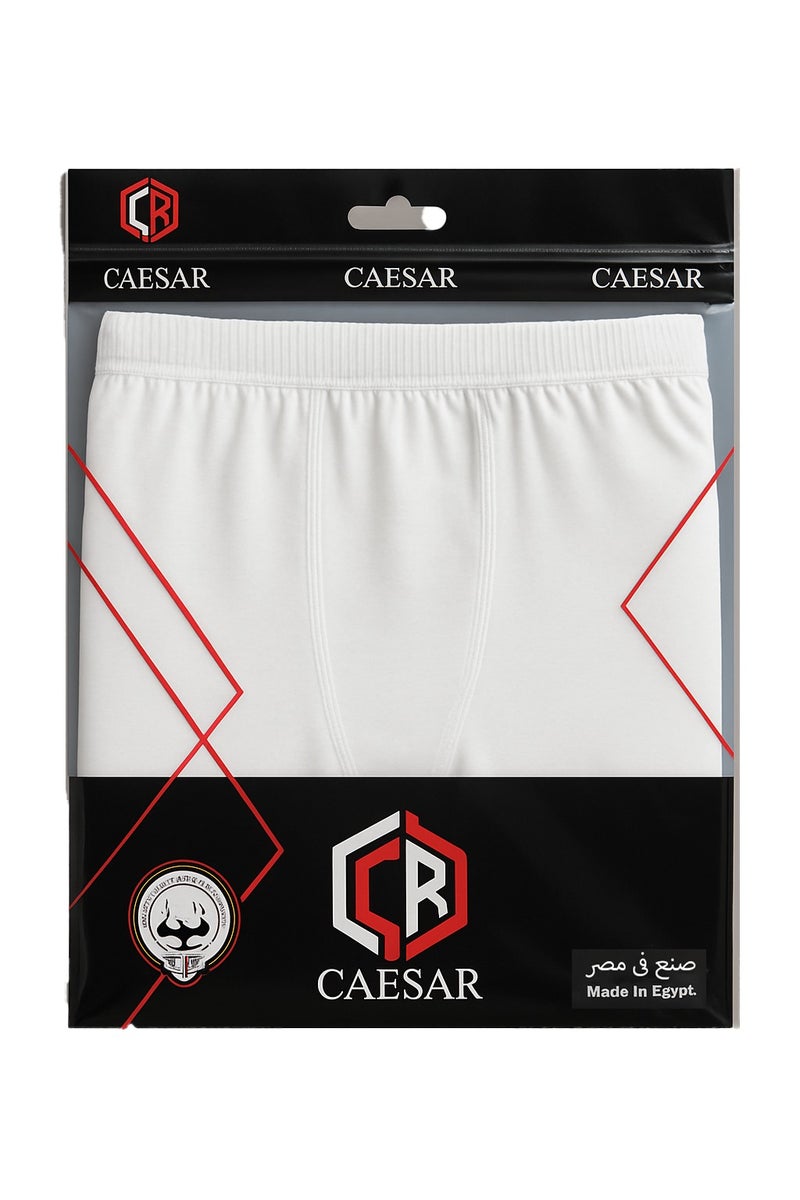 Caesar Men's white cotton underwear shorts - Image 2