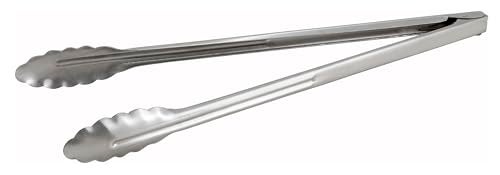 Winco Winco Coiled Spring Heavyweight Stainless Steel Utility Tong 16Inch 