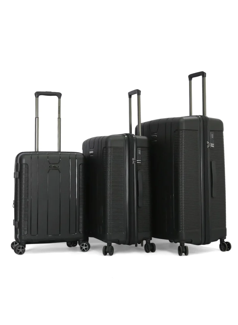 ترافلايت travelite hardside double spinner luggage trolley 3 pcs set