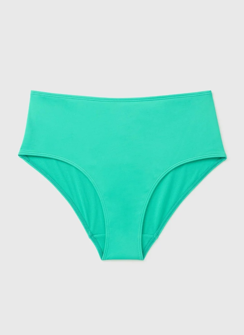 Matalan Green High Waist Bikini Bottoms