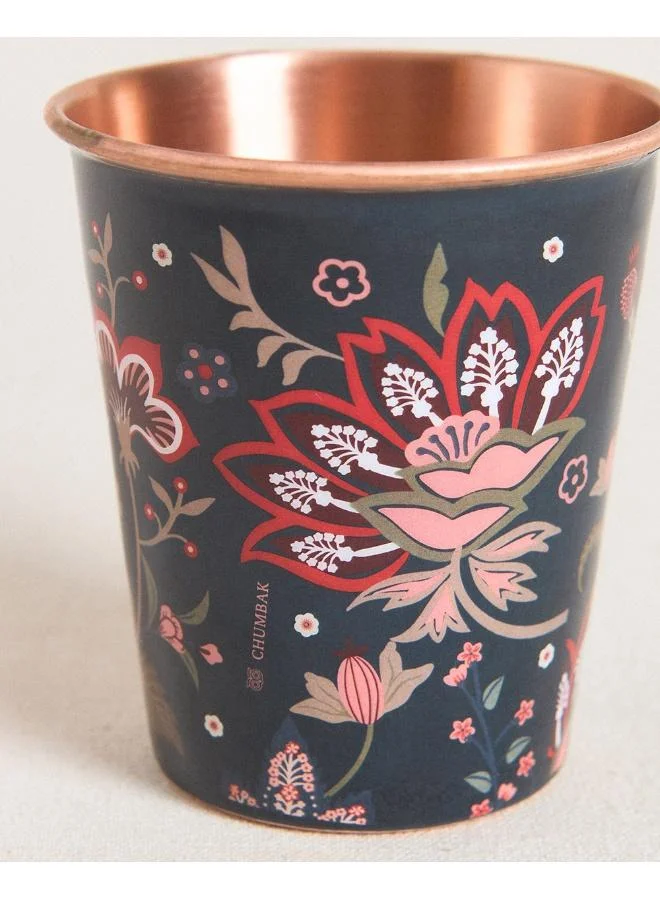 Chumbak  Vintage Rose Copper Tumbler, Small  | Best Price UAE