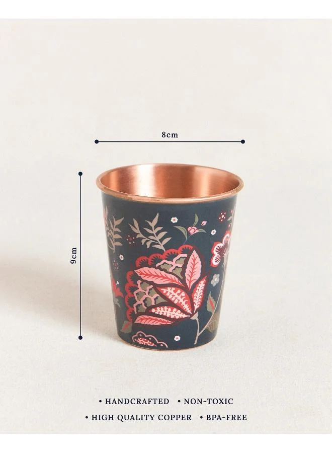 Chumbak  Vintage Rose Copper Tumbler, Small  | Best Price UAE
