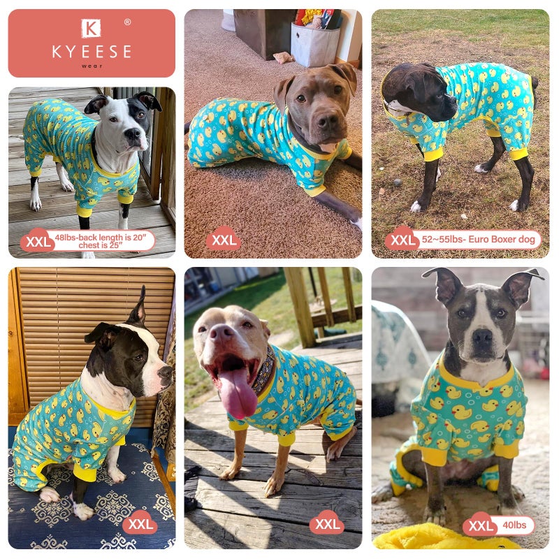 KYEESE Easter Dog Pajamas, Soft Dog Pajamas for Medium Large Dogs Girl, Stretchy Dogs Pjs Velvet Pet Jumpsuit with Eggs & Bunny Pattern, Comfy Lightweight Pet Outfit, Pink, 2XL - Image 4