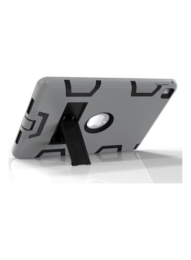 NIBEMINENT Defender Hybrid Case Cover With Kickstand For Apple iPad Pro 9.7-Inch Grey/Black  - Image 3